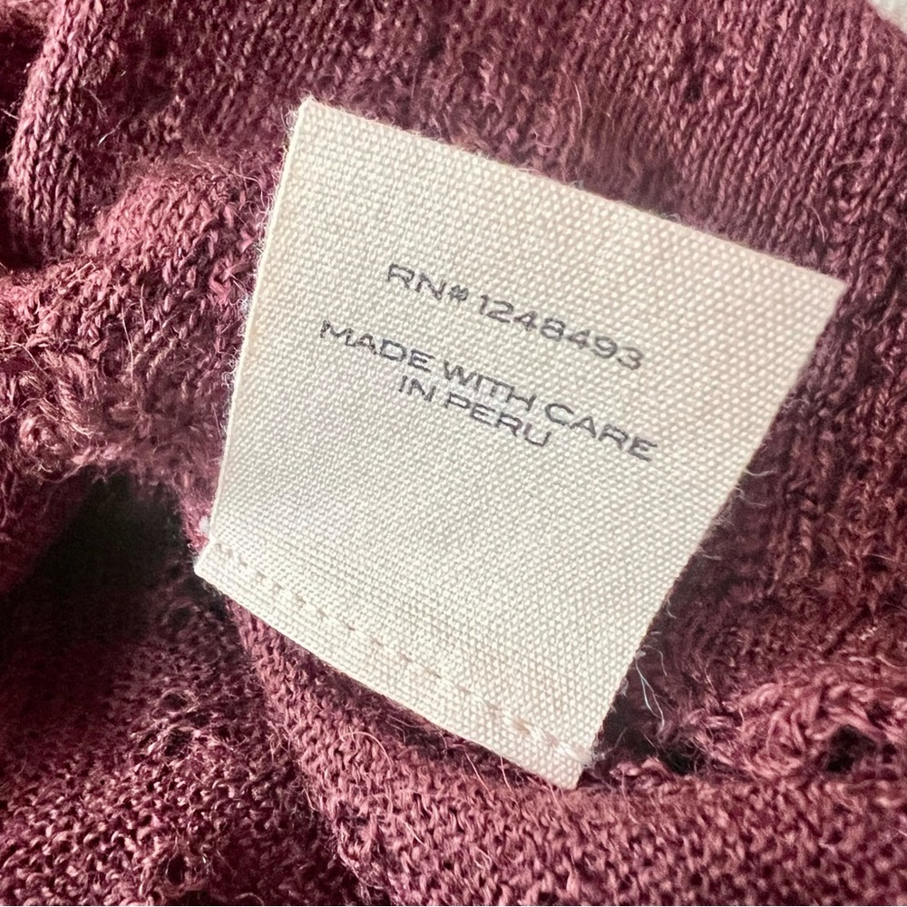 💋SOLD💋🍂🤎DÔEN ‘Minou’ Silk Baby Alpaca Brown Turtleneck M✨ - Picture 11 of 14
